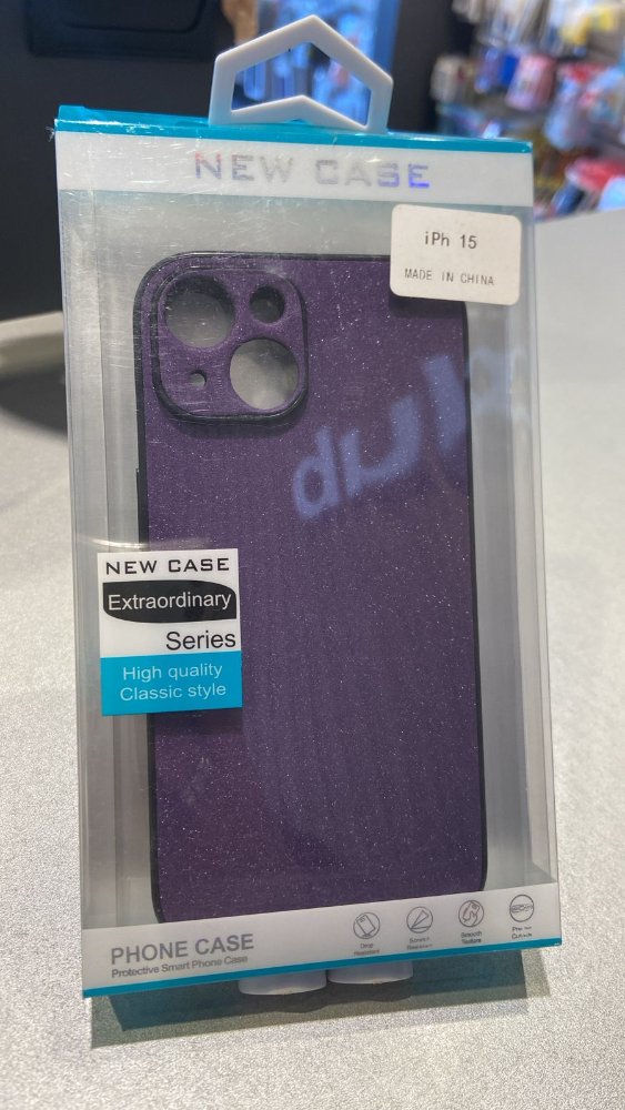 FUNDA STINLISH BRILLO OPACO RIGIDO IPHONE 15