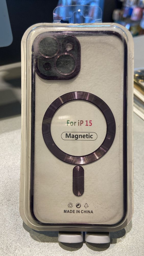 MAGSAFE CASE METALIZADA IPHONE 15