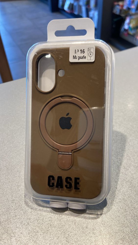 FUNDA SILICON C ANILLO IPHONE 16