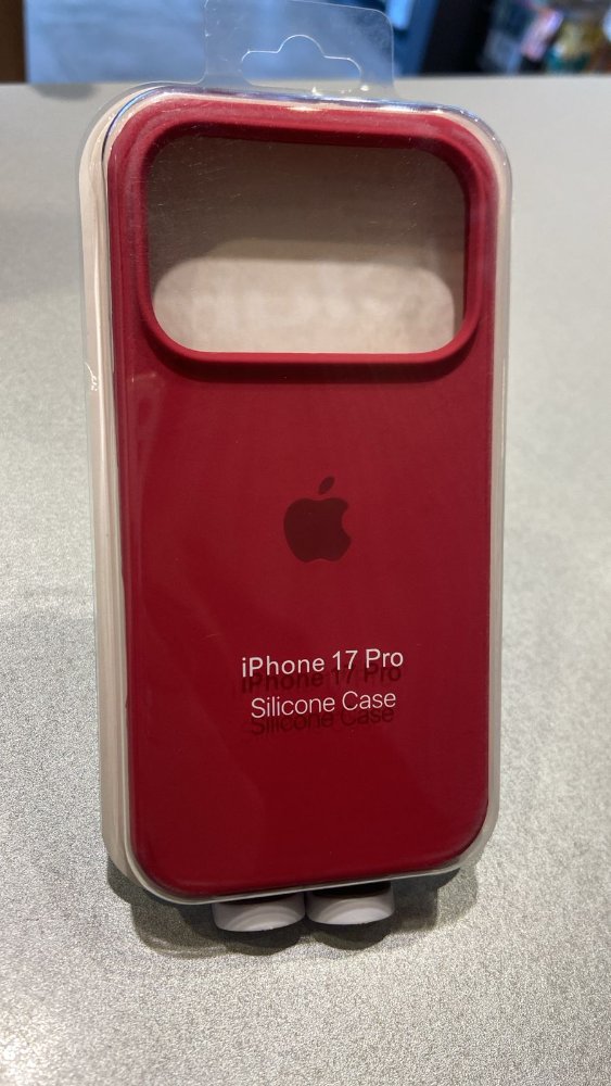 FUNDA DE SILICONA PARA IPHONE 17PRO