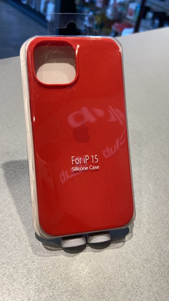 FUNDA DE SILICONA PARA IPHONE 15