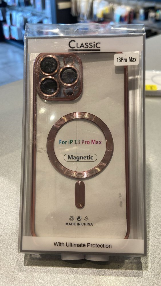 MAGSAFE CASE METALIZADA IPHONE 13PROMAX