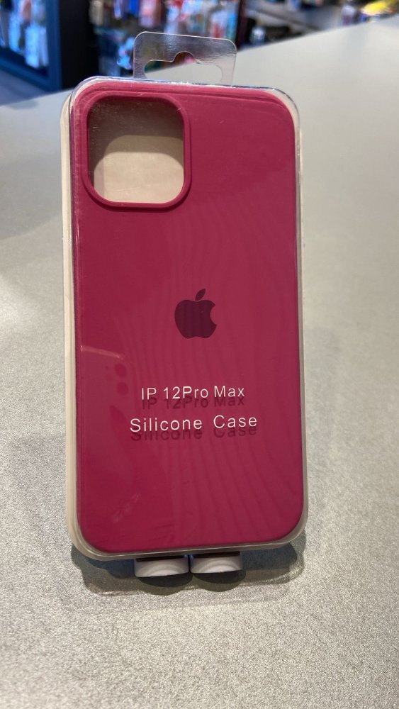 FUNDA DE SILICONA PARA IPHONE 12PROMAX