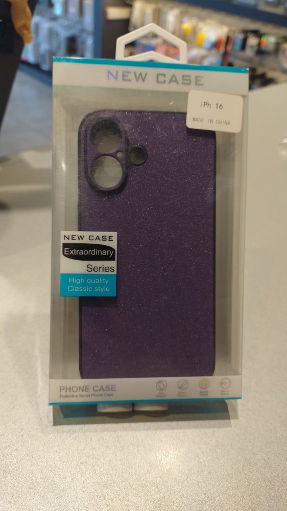 FUNDA STINLISH BRILLO OPACO RIGIDO IPHONE 16