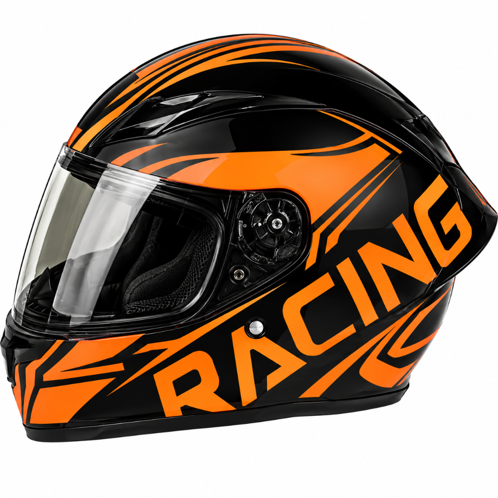 CASCO ML-506 RACING DE NIÑO MATT ORANGE