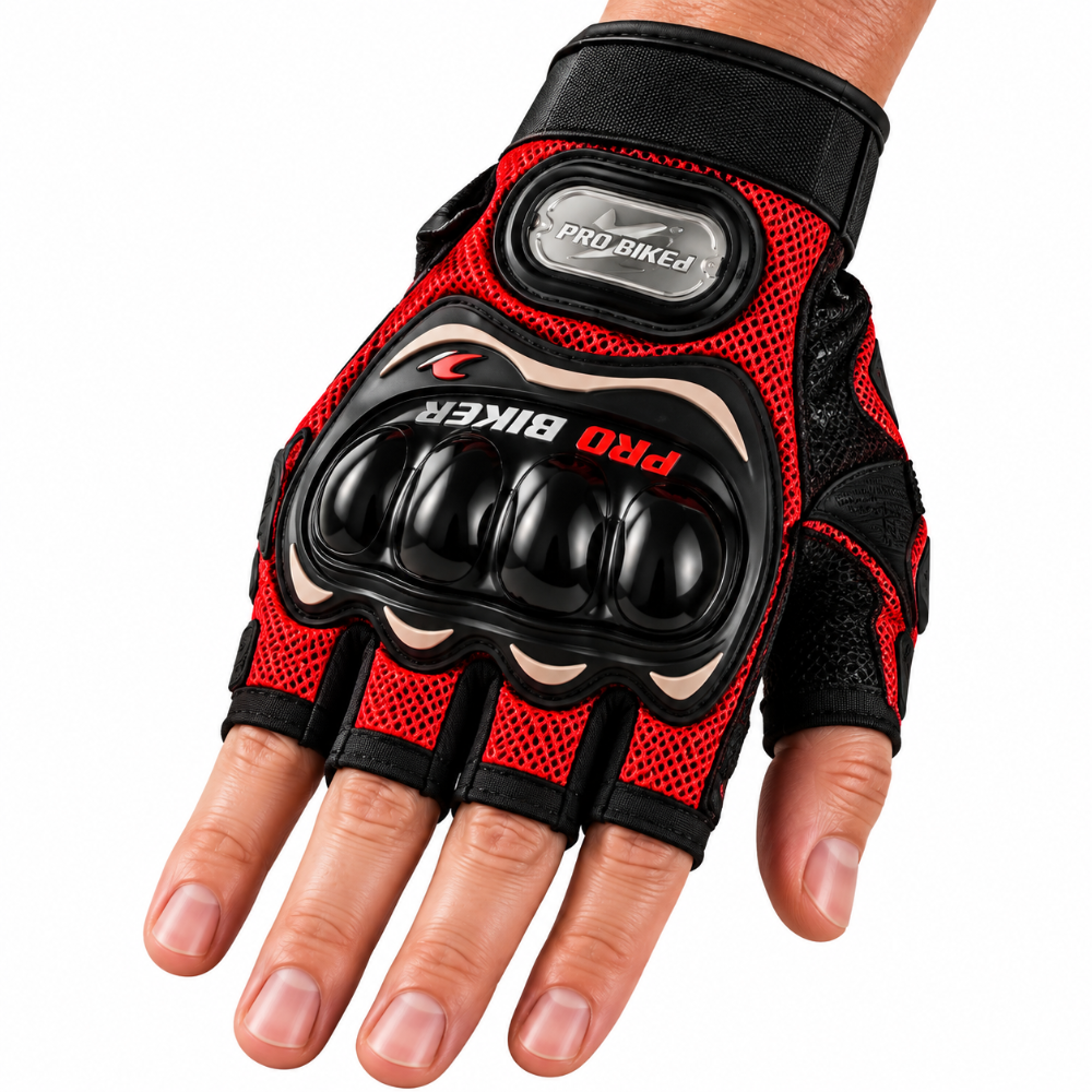 GUANTES M. CORTA - ROJO