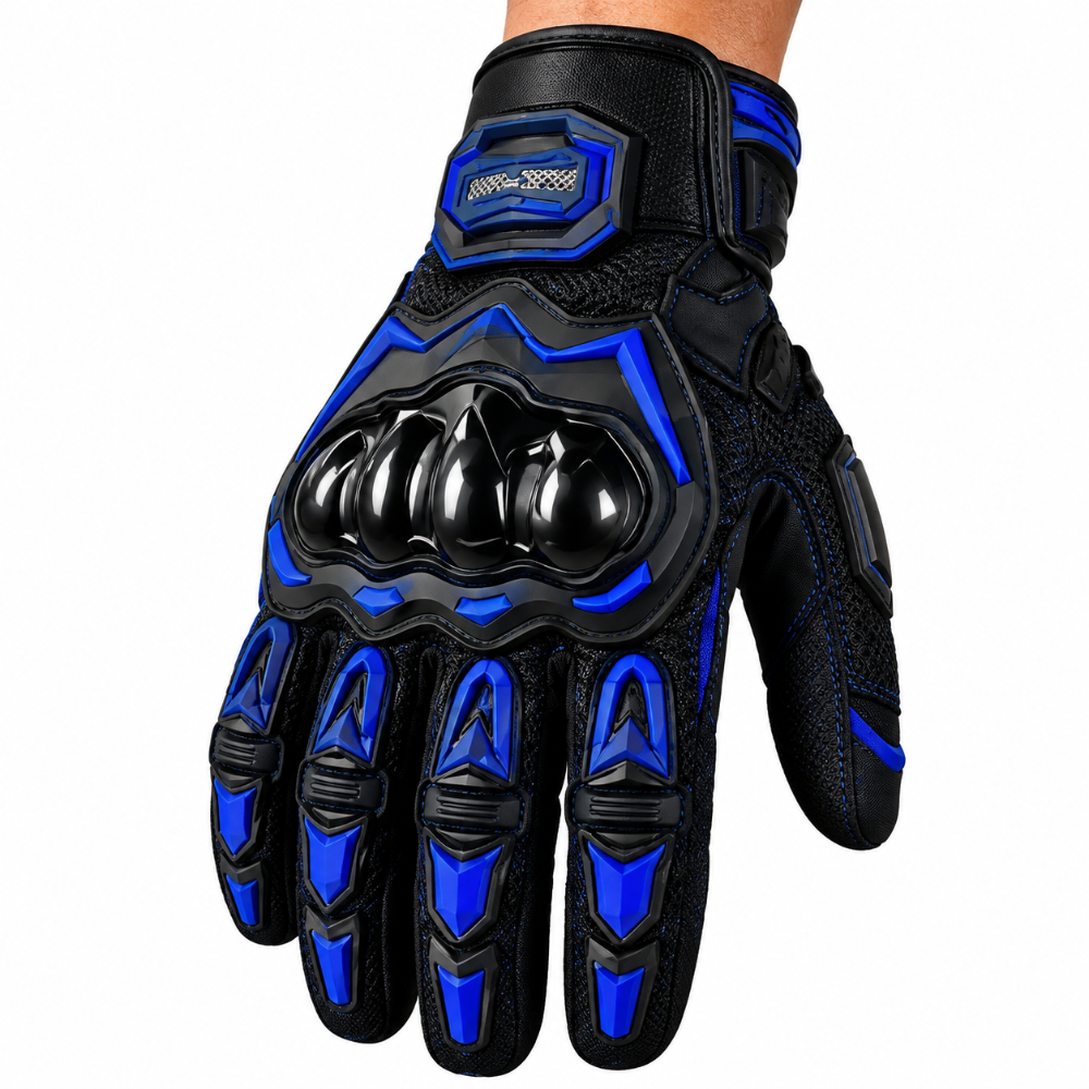 GUANTES PROTECTORES M. LARGA - AZUL