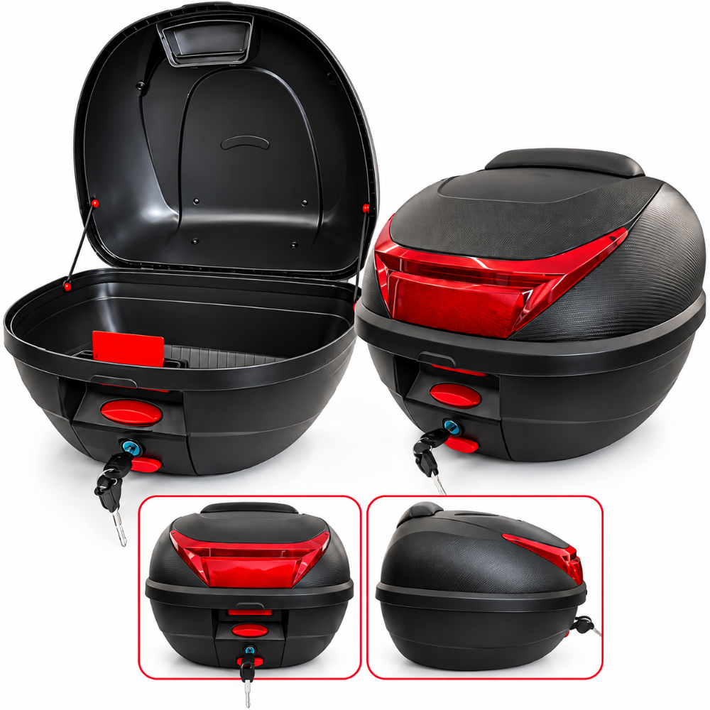 BAÚL ML BLACK 34 LTRS CON RESPALDAR