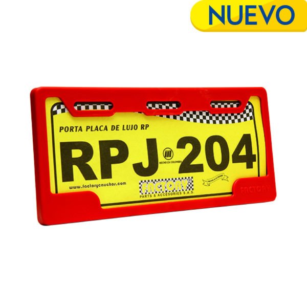 PORTA PLACAS COLORES DE LUJO