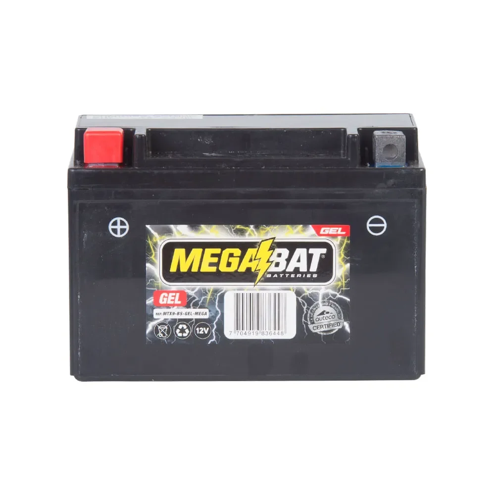 BATERIA MTX9-BS-GEL MEGA 12V 8AH MEGABAT