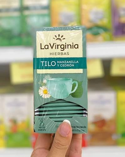 te de tilo manzanilla y cedron