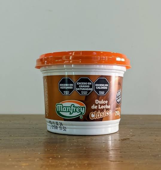dulce de  leche manfrey