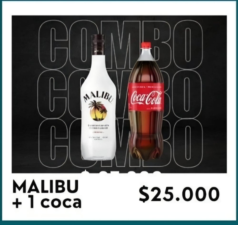Malibu + 1 coca