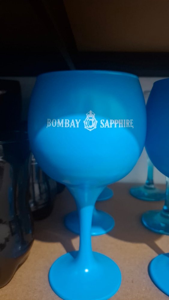 vaso bombay celeste