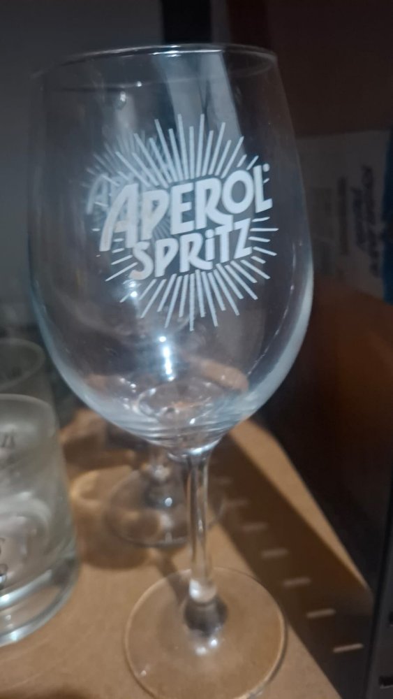 vaso aperol