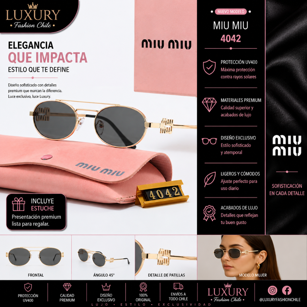Lentes de Sol Miu Miu 4042