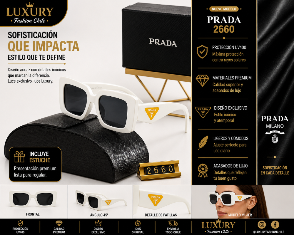 Lentes de Sol Prada 2660 Blanco