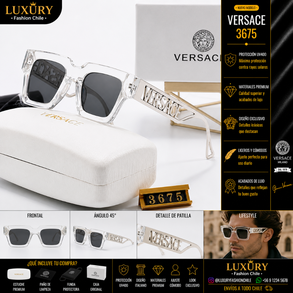 Lentes de Sol Versace 36751 Crystal