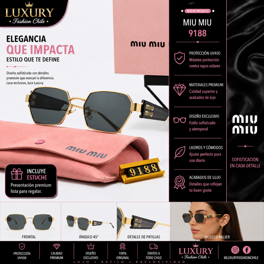 Lentes de Sol Miu Miu 9188