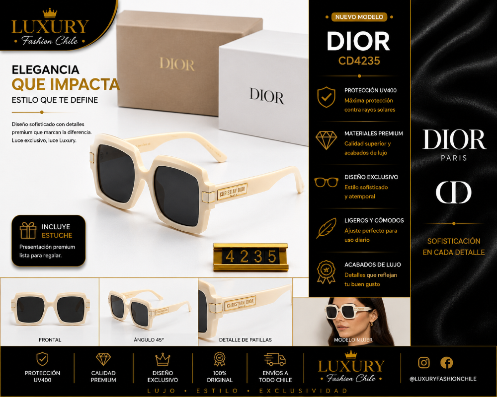 Lentes de Sol Dior CD42357