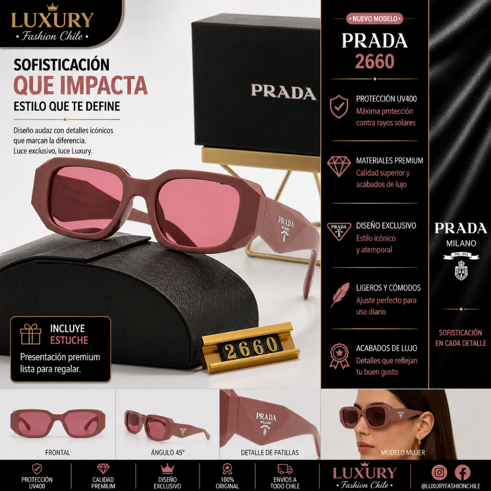 Lentes de Sol Prada 2660 Rosa
