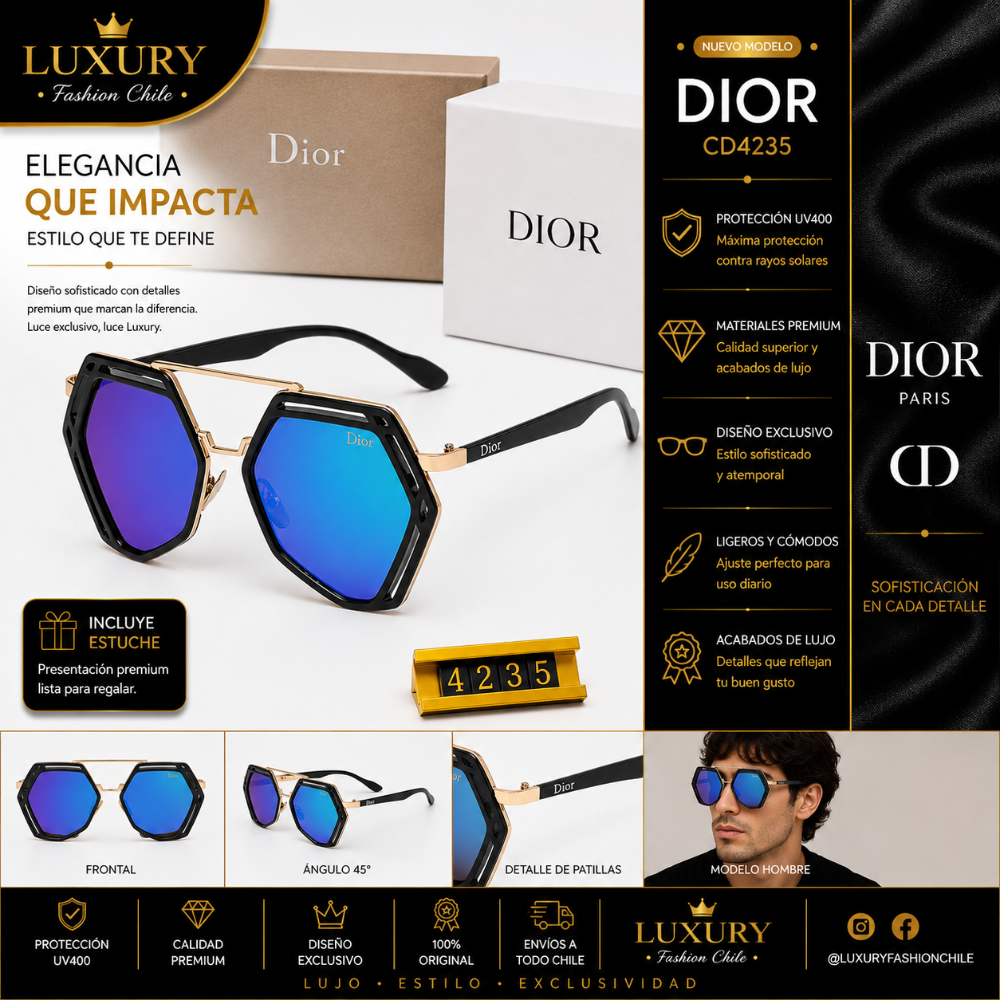 Lentes de Sol Dior CD42356