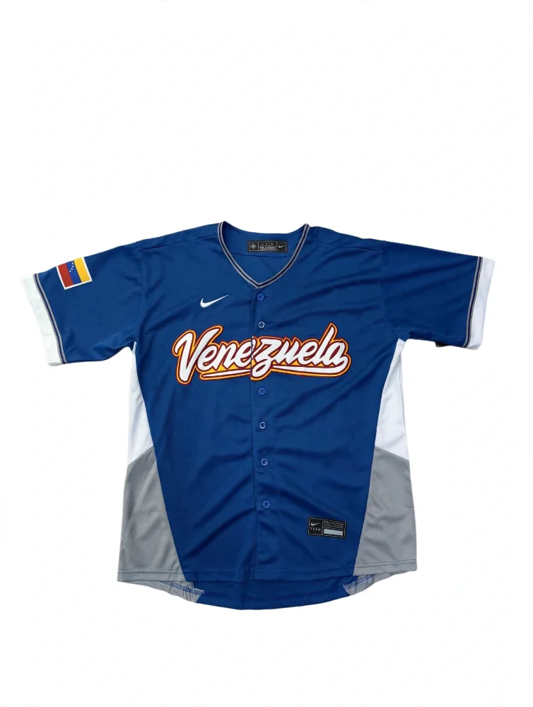 Camiseta Venezuela WBC 2026 Nike Stadium Azul Royal