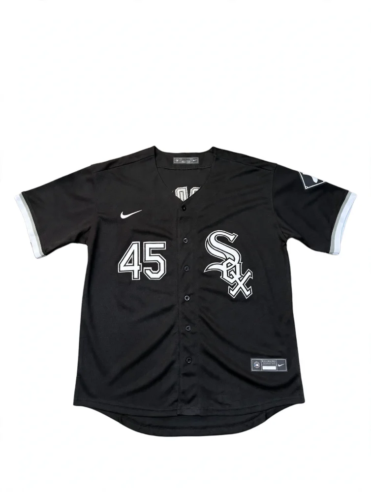 CAMISETA CHICAGO WHITE SOX NEGRA #45 JORDAN NIKE ALTERNATE