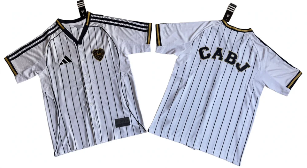 CAMISETA BOCA JUNIORS BEISBOLERA BLANCA 25/26 ADIDAS CABJ
