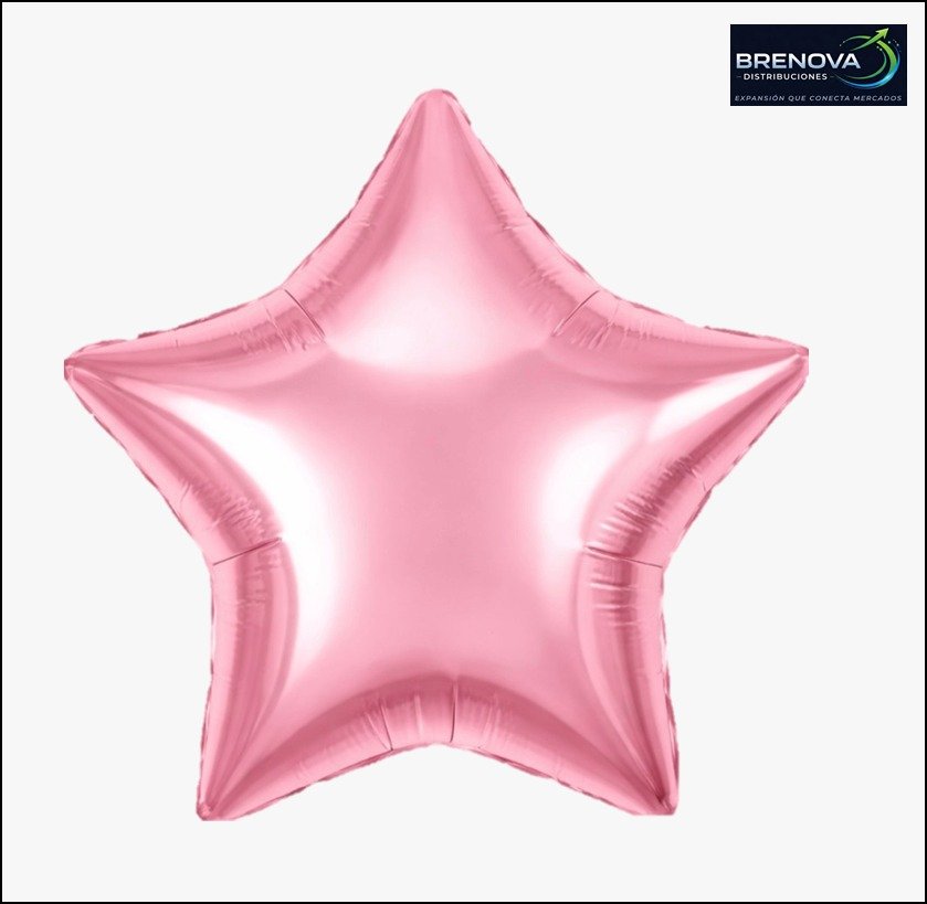 GLOBO ESTRELLA 18” ROSADO