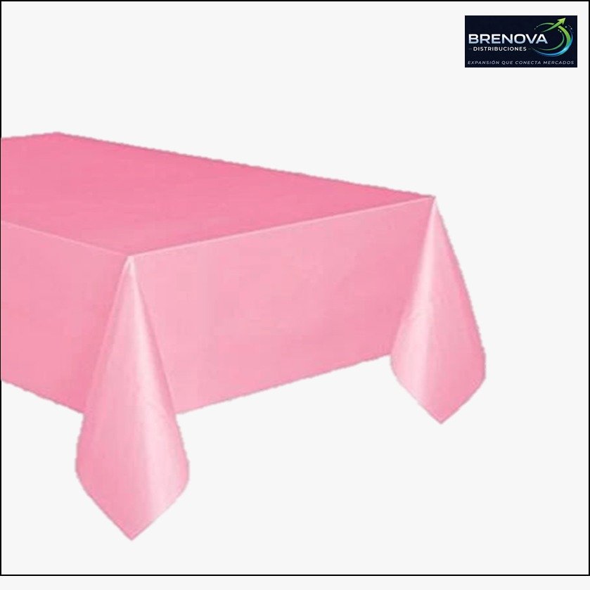 MANTEL PLÁSTICO 137*274CM ROSADO