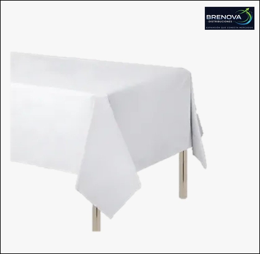 MANTEL PLÁSTICO 137*274BLANCO