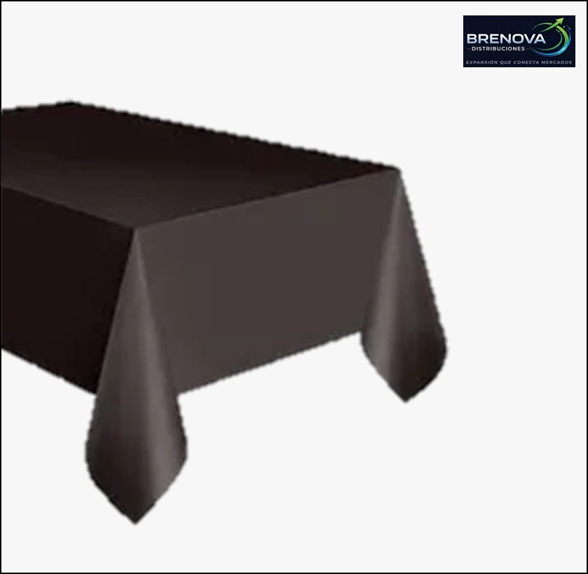 MANTEL PLÁSTICO 137*274cm NEGRO