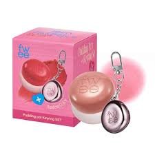 Fwee - Set de Labial y Rubor Multiusos con Llavero Pudding Pot Keyring Set - 35 colores Tono #CR03 BFF
