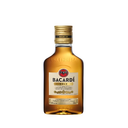 Ron Bacardi Carta Oro (200 ml)