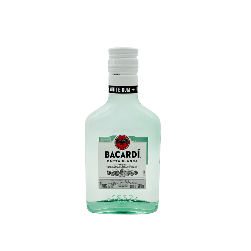 Ron Bacardi Carta Blanca (200 ml)