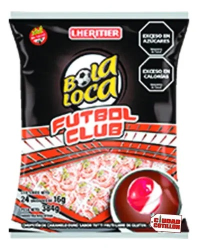 CHUPETIN BOLA LOCA RIVER X24UNID