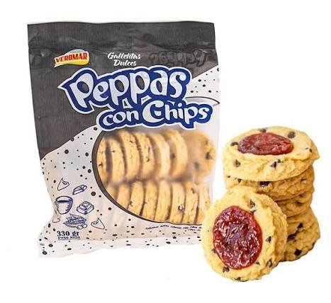 GALLETITA PEPAS VEROMAR CHIPS 330G (12)