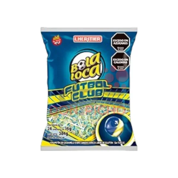 CHUPETIN BOLA LOCA BOCA X24UNID