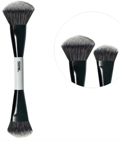 Brocha de doble punta para base de maquillaje y rostro F4
