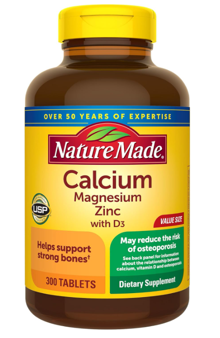 Calcio, Magnesio y Zinc con Vitamina D3