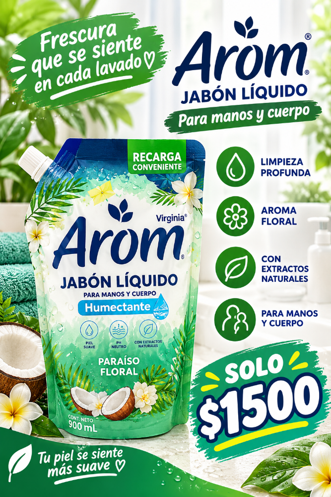 Jabon Liquido Paraiso Floral