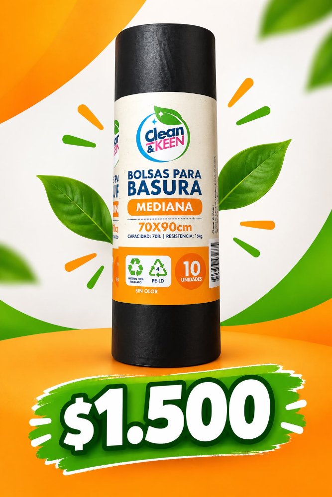 Bolsa de Basura 70x90 10u