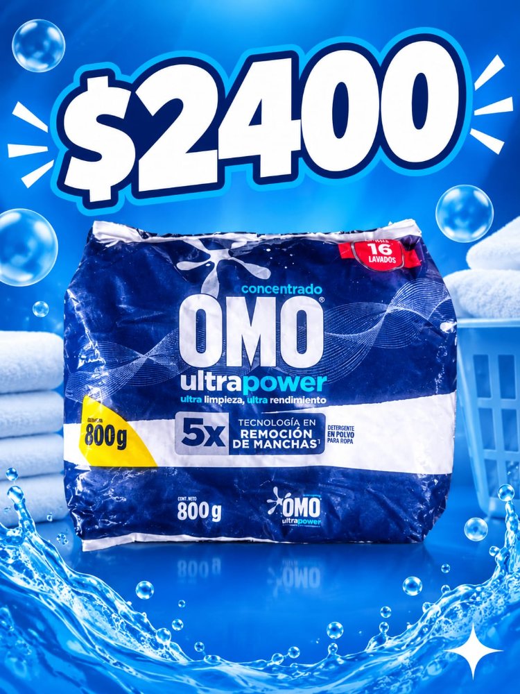 Detergente Omo 800gr