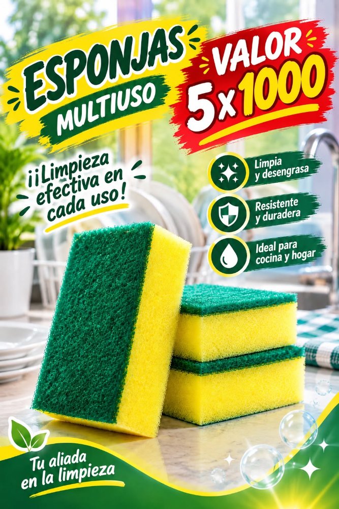 Esponja 5x