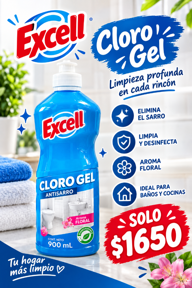 Cloro Gel Excell Floral
