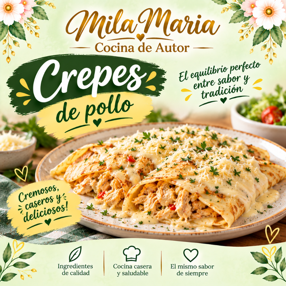 Crepes de pollo