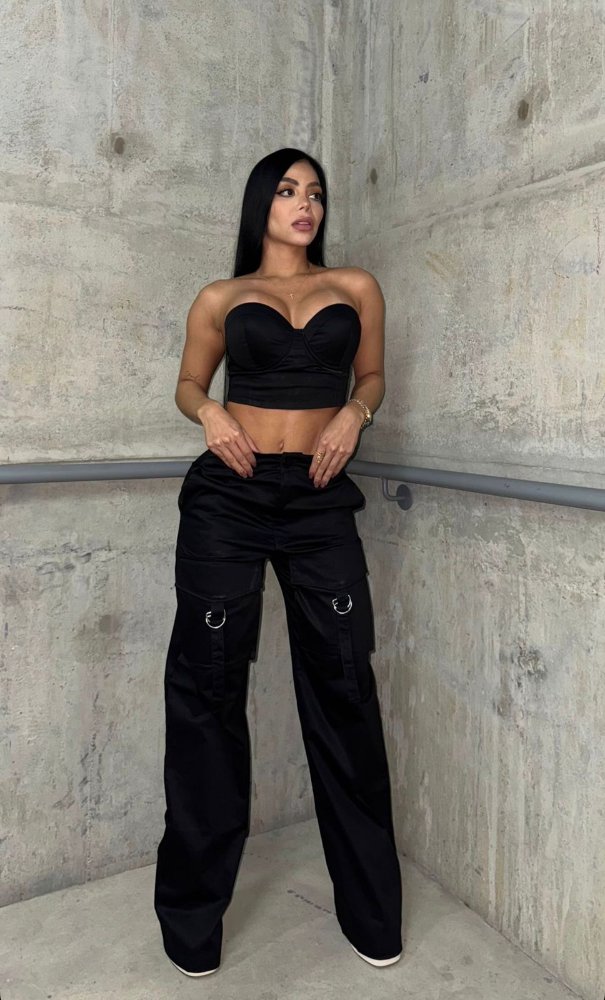 SET CORSET Y PANTALON BOLSILLOS