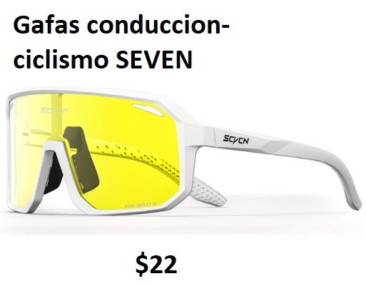Gafas de conduccion SEVEN amarillas