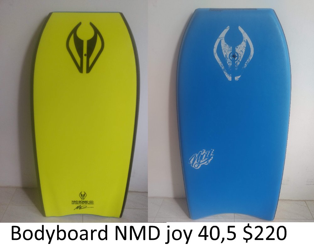 Bodyboard NMD Joy 40,5 con leash shock n blue